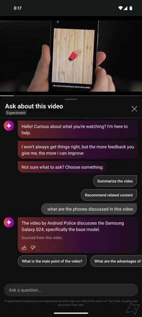 YouTube представил новый ИИ: ему можно задавать вопросы по ролику и просить рекомендации